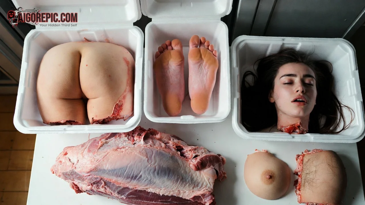 Dismembered Female Body Parts - AI Generated Horror