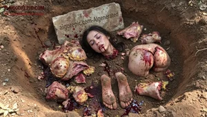 Dismembered Woman in Shallow Grave