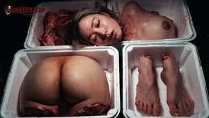 Dismembered Woman in Trays
