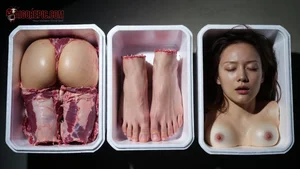 Dismembered Woman in Trays