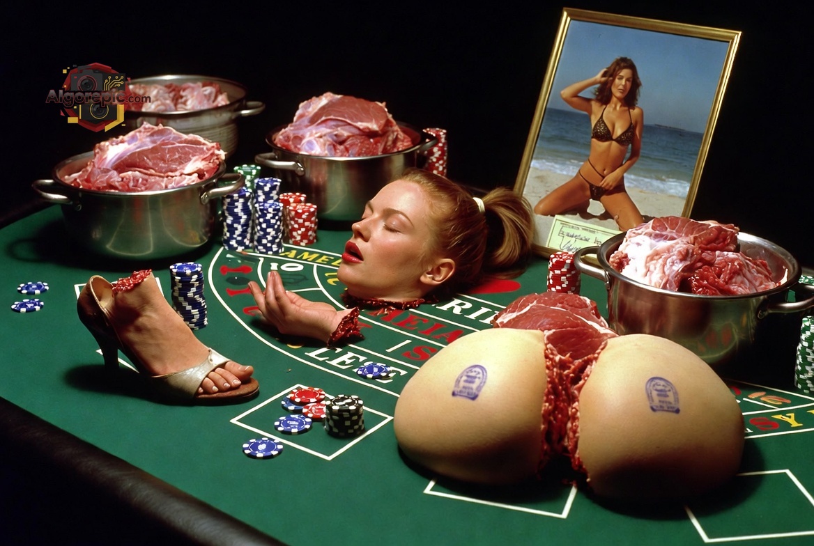 Gamble with Raw Meat - AI Generated Horror
