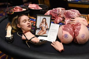 Graphic Meat Display