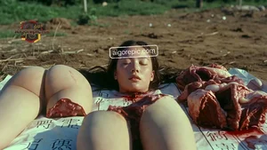 Graphic Scene with Meat