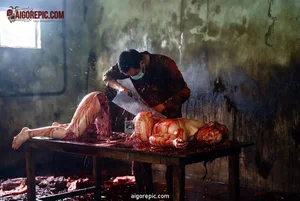 Gruesome Butcher Scene