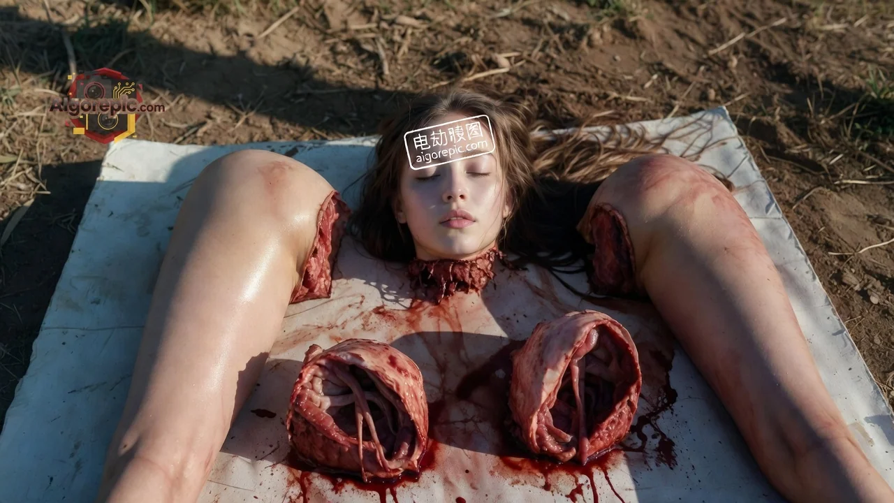 Gruesome Dismembered Body - AI Generated Horror