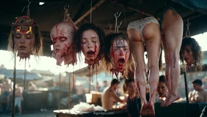 Gruesome Hanging Display