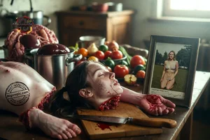 Gruesome Kitchen Scene