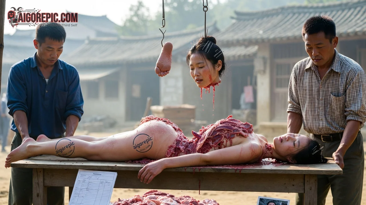 Gruesome Public Display - AI Generated Horror