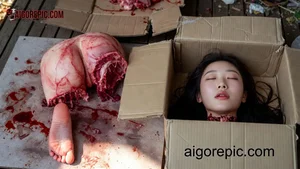 Gruesome Scene in Cardboard