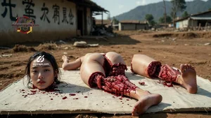 Gruesome Scene in Village