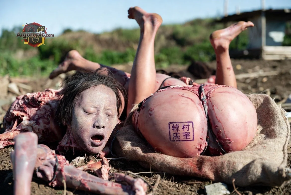 Gruesome Scene of Butchery - AI Generated Horror