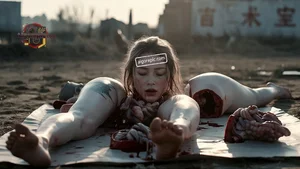 Gruesome Scene of Dismemberment