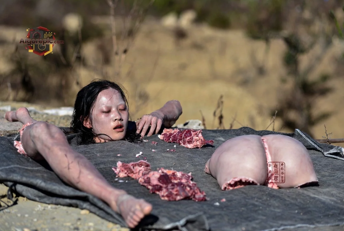 Gruesome Scene of Dismemberment - AI Generated Horror