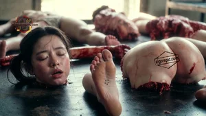 Gruesome Scene of Violence