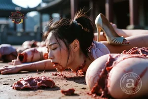 Gruesome Scene of Violence