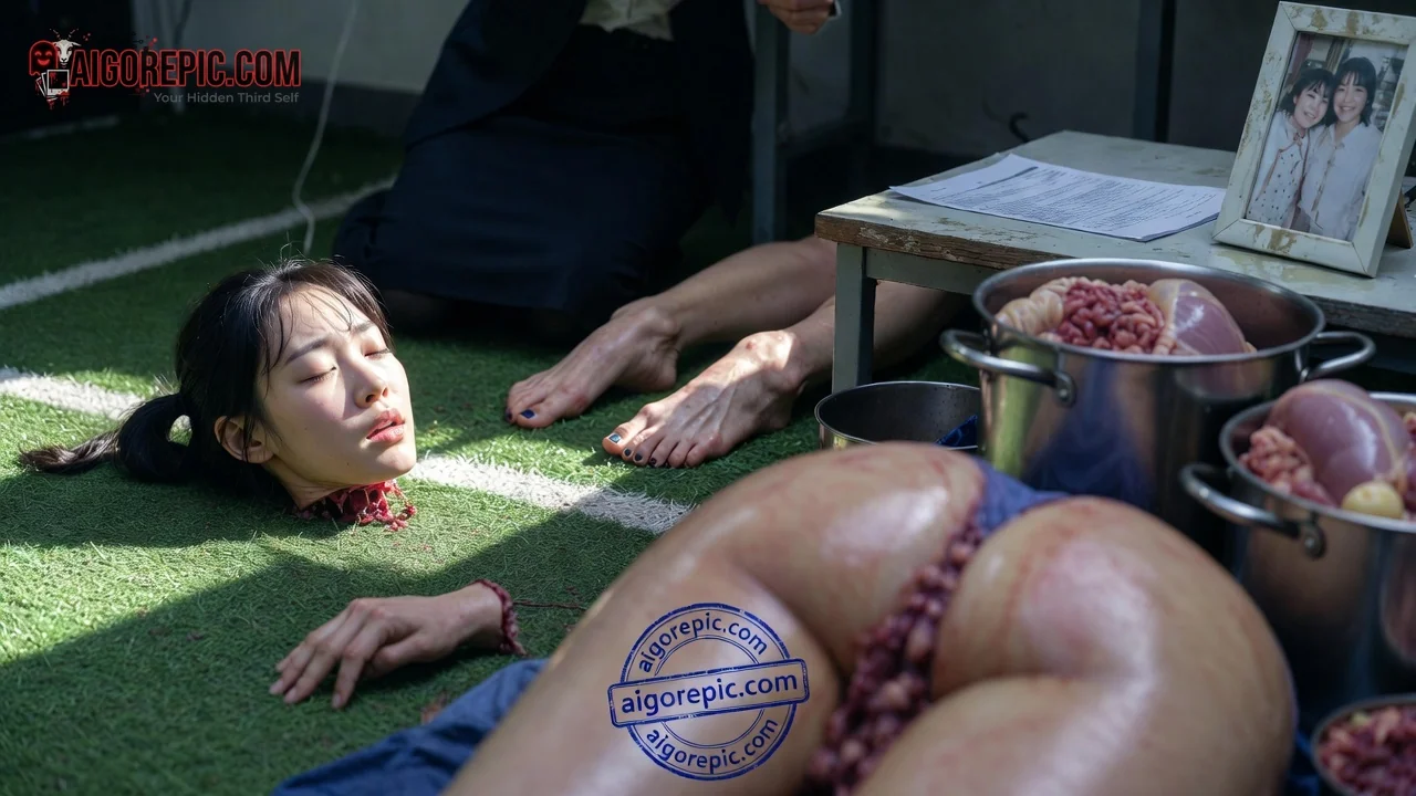 Gruesome Scene with Organs - AI Generated Horror