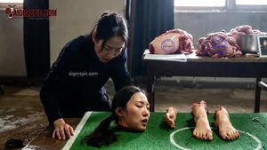 Gruesome Scene with Two Women