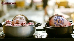 Heads in Cooking Pots
