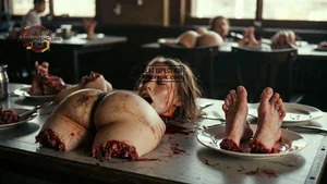 Horrific Cannibalistic Scene