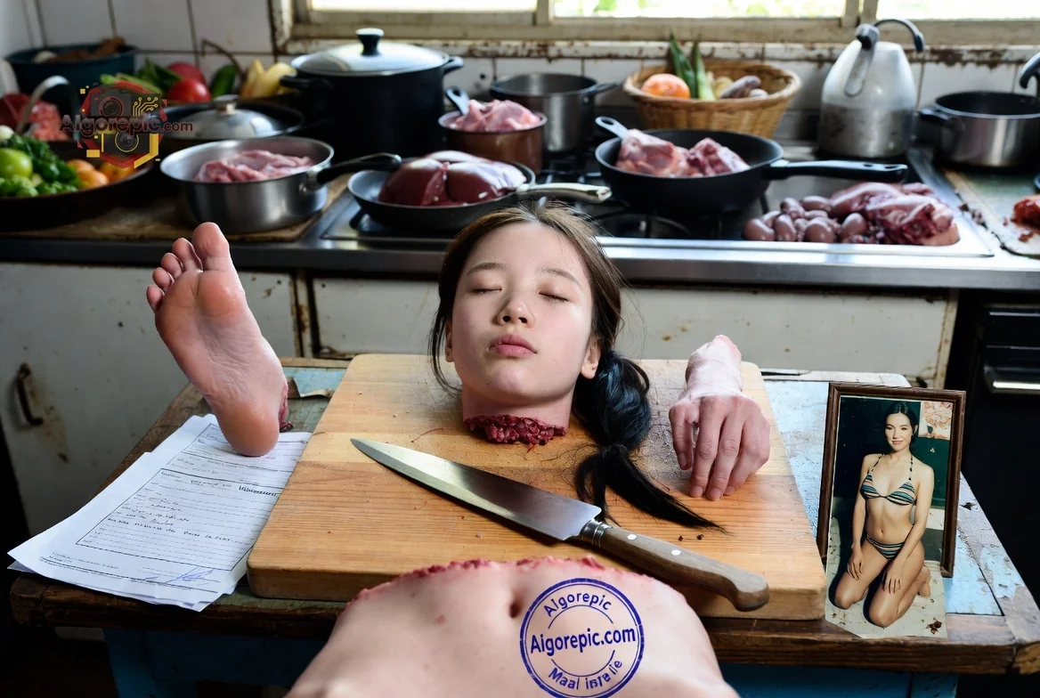 Kitchen Horror Scene - AI Generated Horror