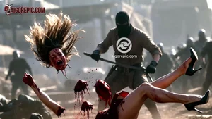 Masked Attacker Decapitates Woman