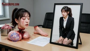 Office Horror Scene