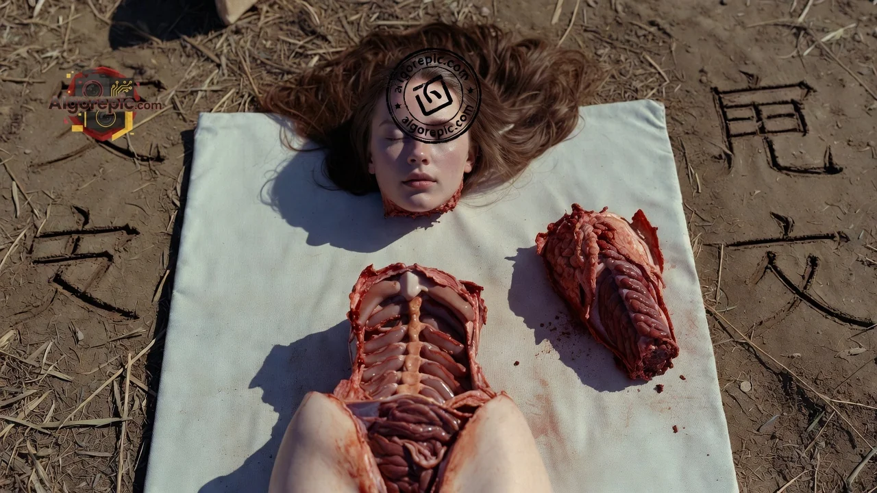 Ritualistic Sacrifice Scene - AI Generated Horror