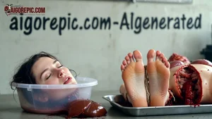 Severed Body Parts in Blood