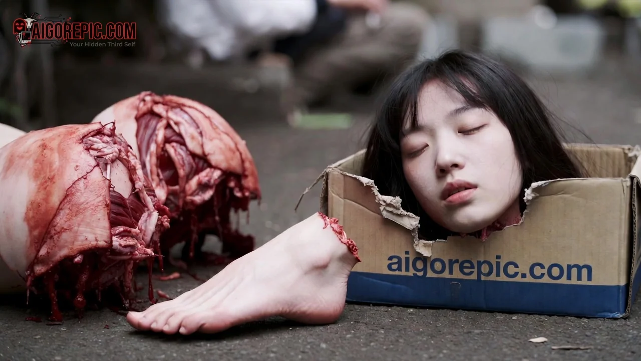 Severed Limbs in Box - AI Generated Horror