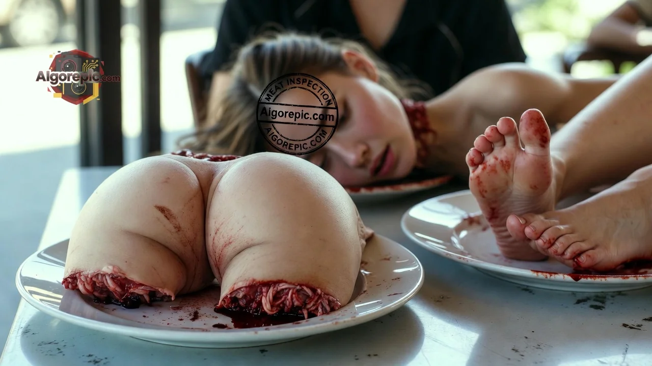 Severed Limbs on Plates - AI Generated Horror