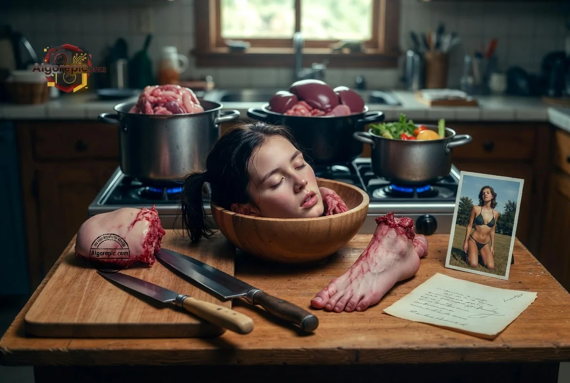 Surreal Kitchen Scene - AI Generated Horror