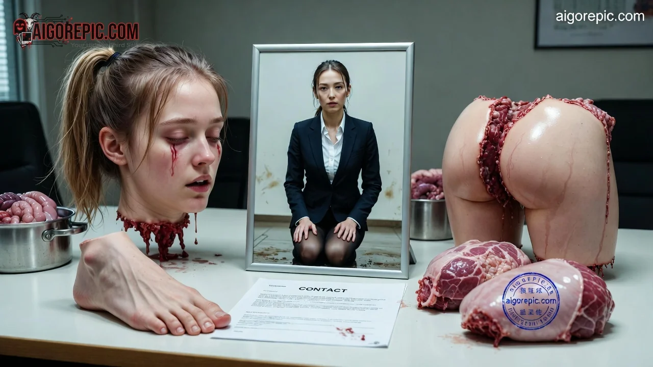 Surreal Office Nightmare - AI Generated Horror