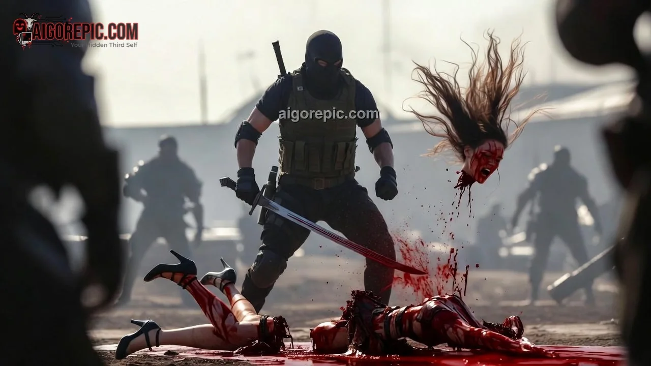 SWAT Decapitation in Bloody Ambush - AI Generated Horror