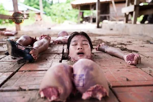 Tragic Scene of Violence