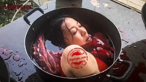 Woman in Bloody Pot