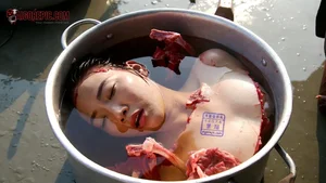 Woman in Bloody Pot