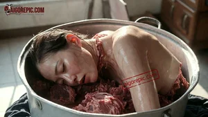 Woman in Meat Pot