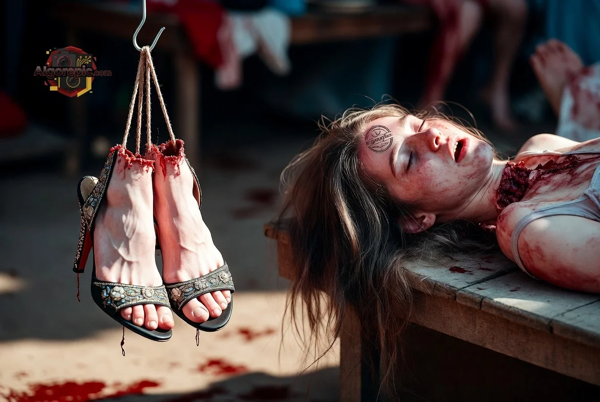 Gruesome Crime Scene - AI Generated Horror