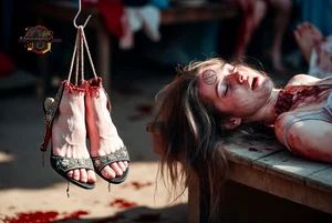 Gruesome Crime Scene