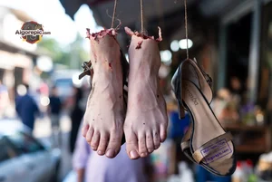 Severed Feet Display