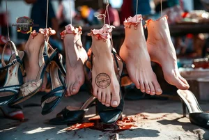 Severed Feet Display