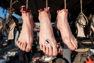 Severed Feet Display