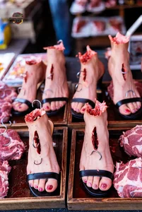 Severed Feet in Heels