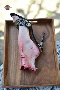 Severed Foot in Heel