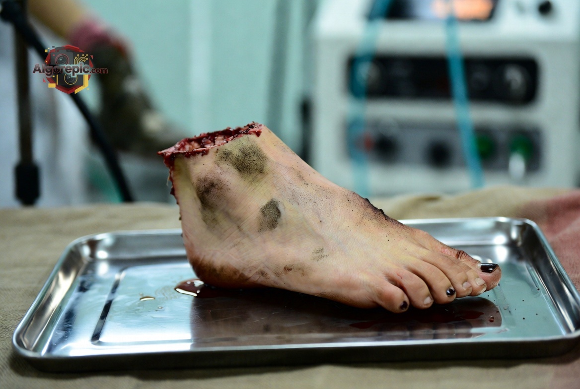 Severed Human Foot - AI Generated Horror