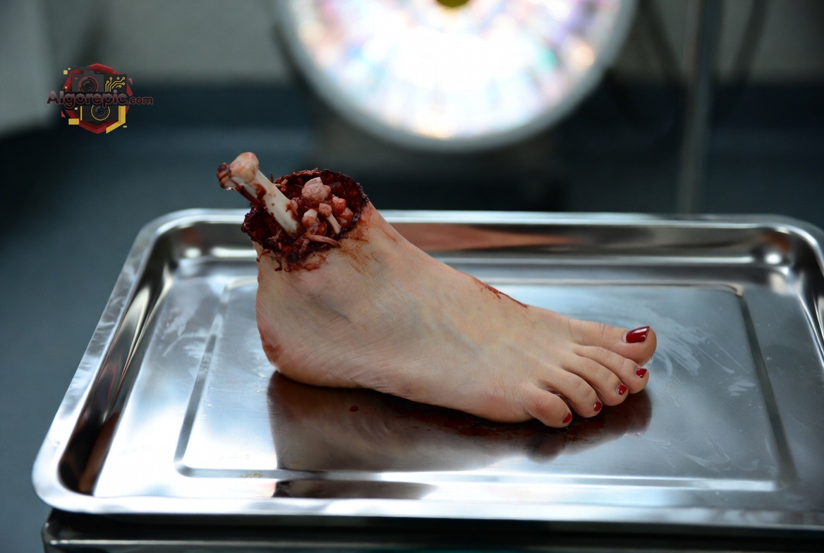 Severed Human Foot - AI Generated Horror