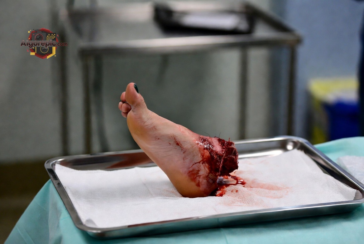 Severed Human Foot - AI Generated Horror