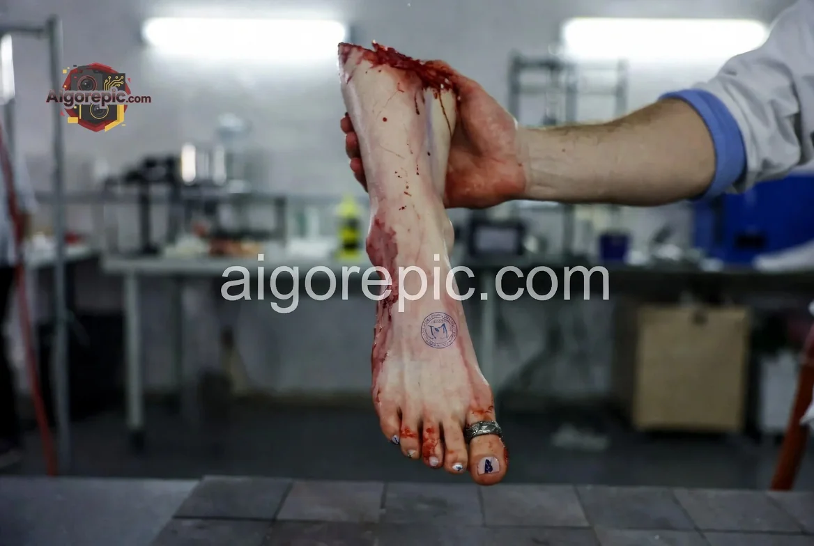 Severed Human Foot - AI Generated Horror