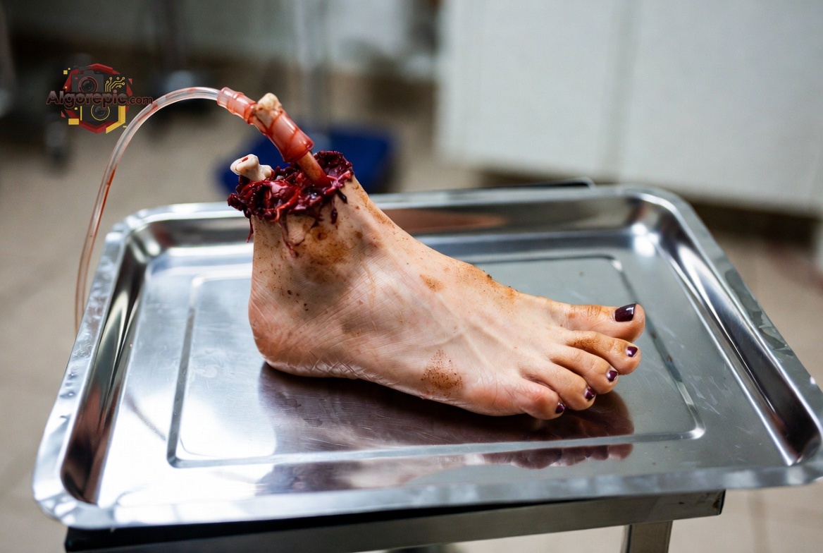Severed Human Foot - AI Generated Horror