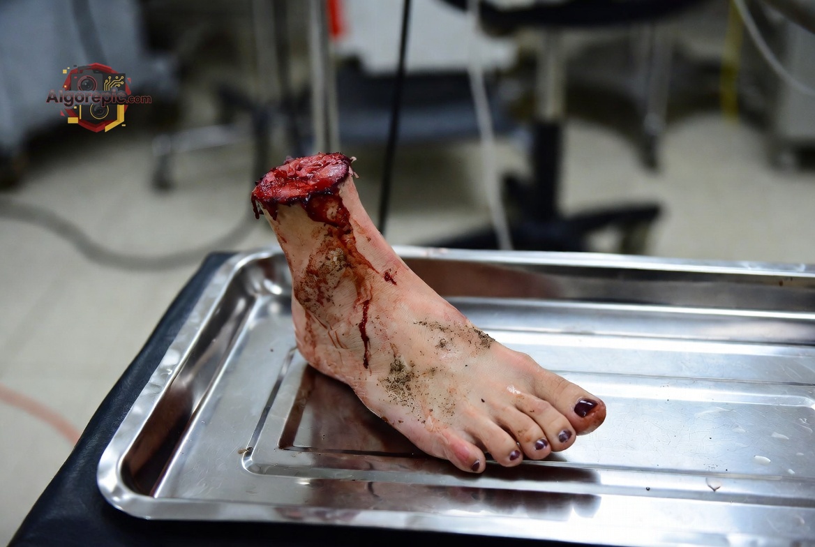 Severed Human Foot - AI Generated Horror